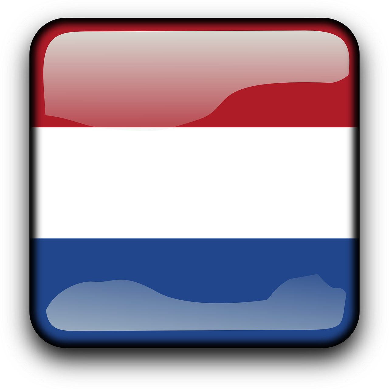 Netherlands, Netherlands, Flag, Country, Nationality - Romania (1280x1280), Png Download