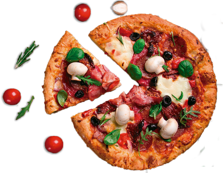 Pizzas Png (1015x737), Png Download