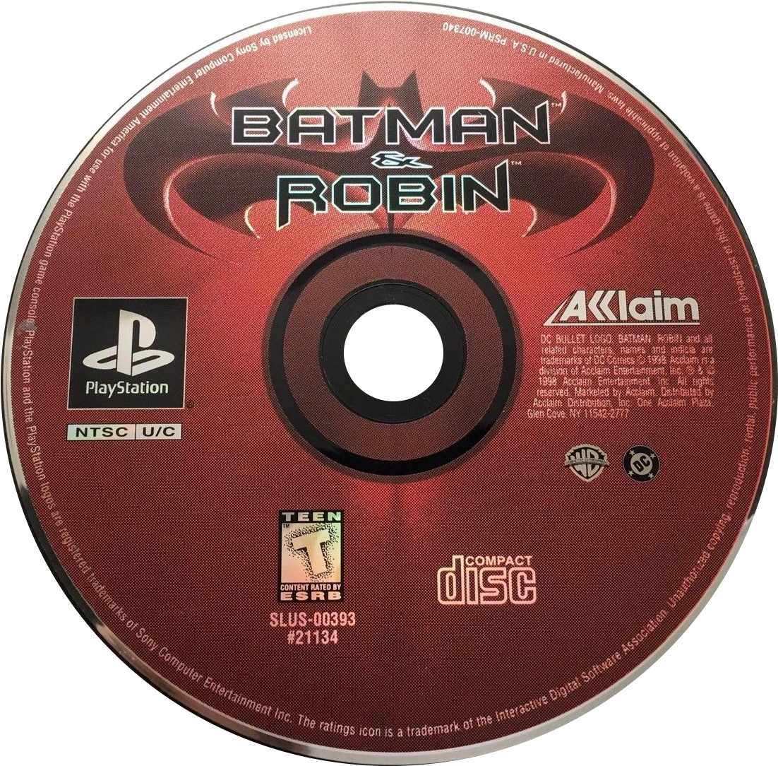 Download Batman & Robin - Playstation PNG Image with No Background -  