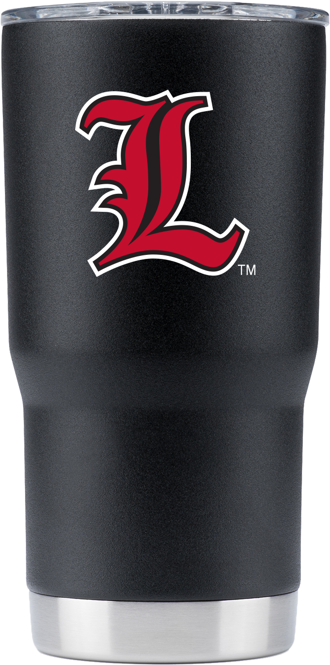 Louisville Cardinals "l" 20oz Powder Coated Black Tumbler - Guinness (1593x1593), Png Download