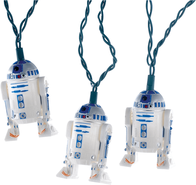 Star Wars R2-d2 Light Set - Luces Navideñas De Star Wars (850x850), Png Download