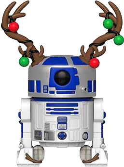 Funko Pop Star Wars Holiday R2 D2 With Antlers 1 - Star Wars Funko Pop Christmas (709x709), Png Download