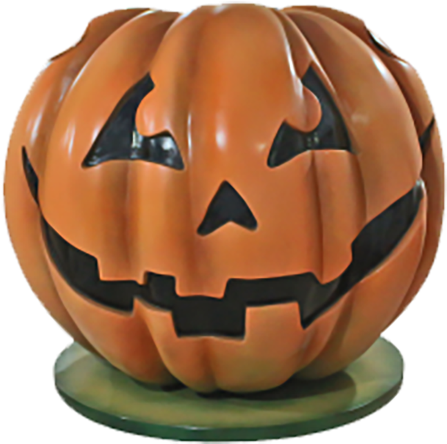 Home > Props & Specialty Decor > Fiberglass Photo Pods - Jack-o'-lantern (900x703), Png Download