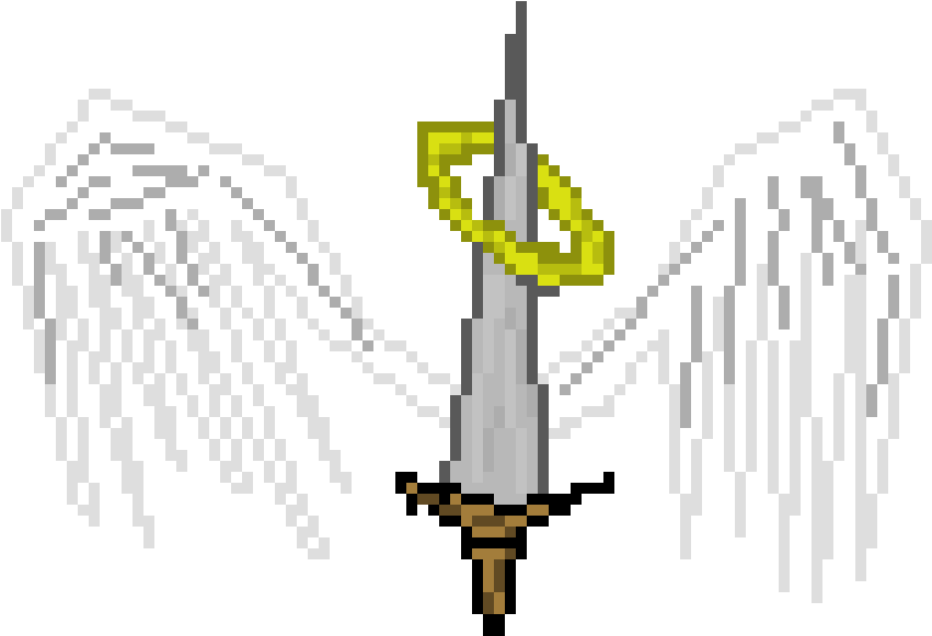 True Excalibur - Line Art (1060x630), Png Download