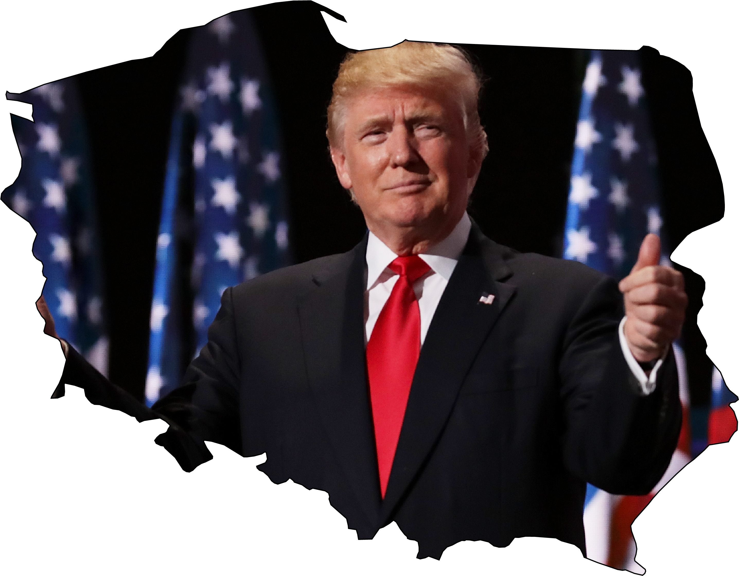 7 - Poland - National Convention Donald Trump (2917x2334), Png Download