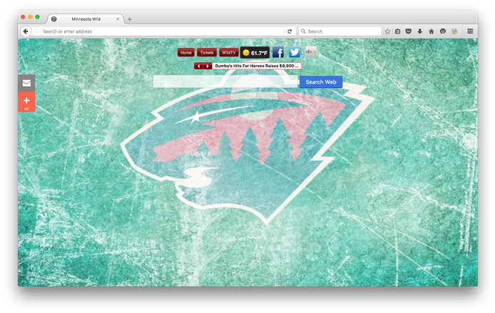 Nhl Minnesota Wild New Tabby Brand Thunder, Llc - Minnesota Wild Ice (700x443), Png Download