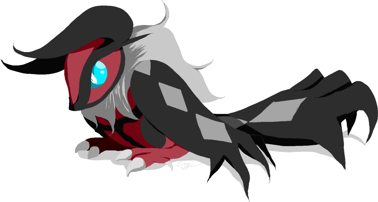 Yveltal Baby~~~~ I Hope This Is Transparent - Cartoon (1280x1067), Png Download