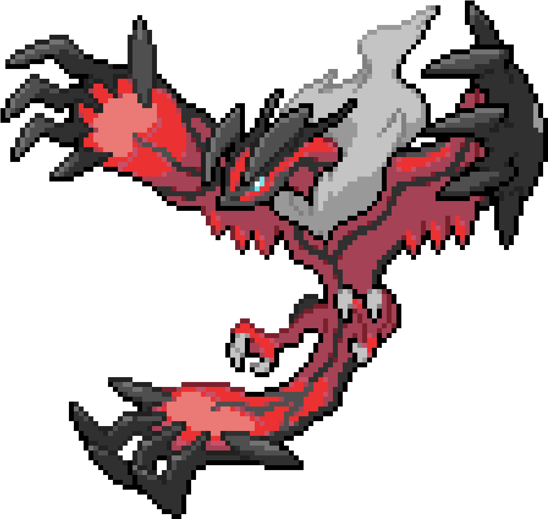 Yveltal - Yveltal Pokemon Fusion (1160x1100), Png Download