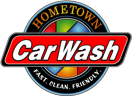 Hometown Car Wash - Label (600x599), Png Download
