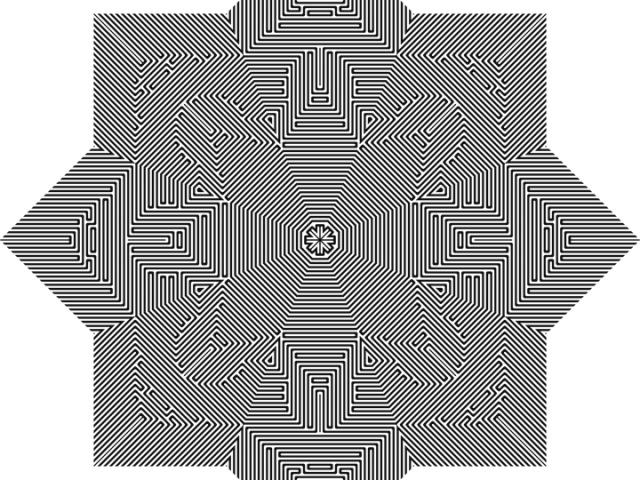 Optical Illusion Clipart Religious - Cross (640x480), Png Download