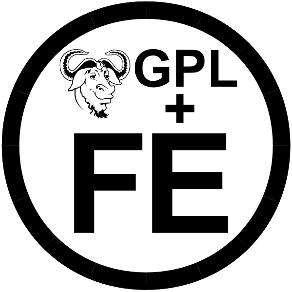 Gpl Fe - Gnu Linux (600x600), Png Download