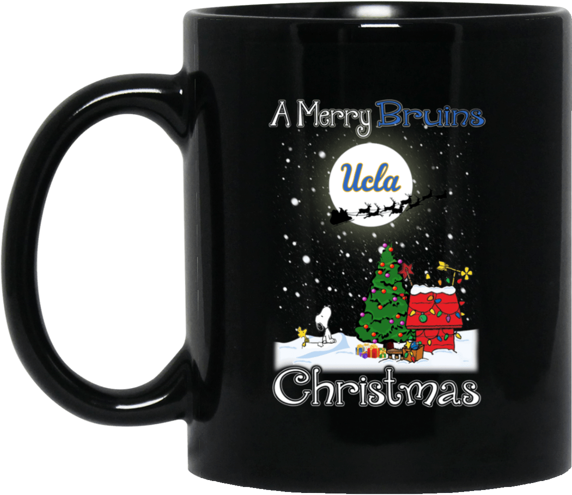 Ucla Bruins Snoopy Ugly Sweaters Merry Christmas Teebubbles - Shuh Duh Fuh Cup Cup (1155x1155), Png Download