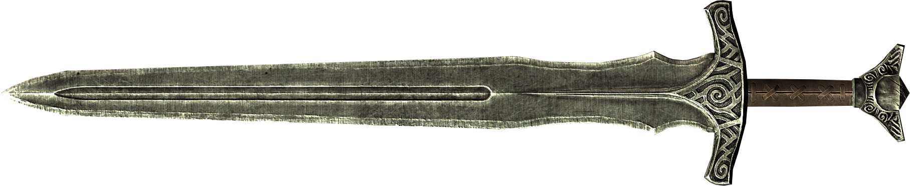 This Sword Was Crafted By Ysgramor And His 500 Companions, - Sword Skyrim Companions Skyforge Steel (1816x371), Png Download