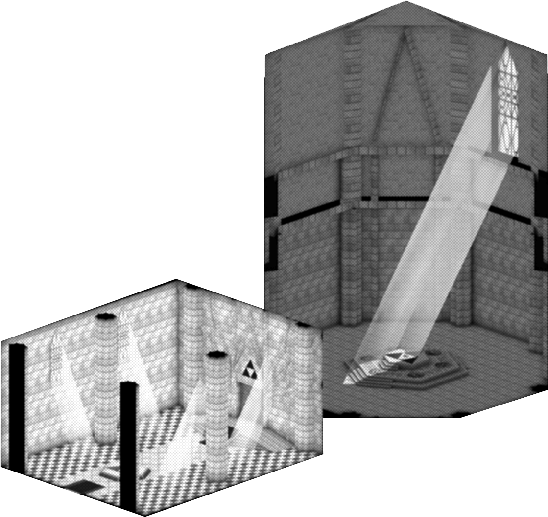 Zelda Ocarina Of Time - Time Temple Of Time (1168x1081), Png Download