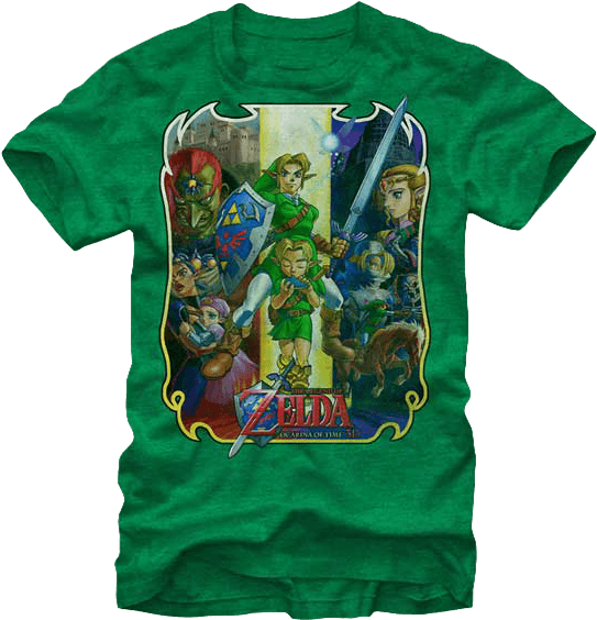 Ocarina Of Time Character T-shirt - Zoras Zelda Ocarina Of Time (563x563), Png Download