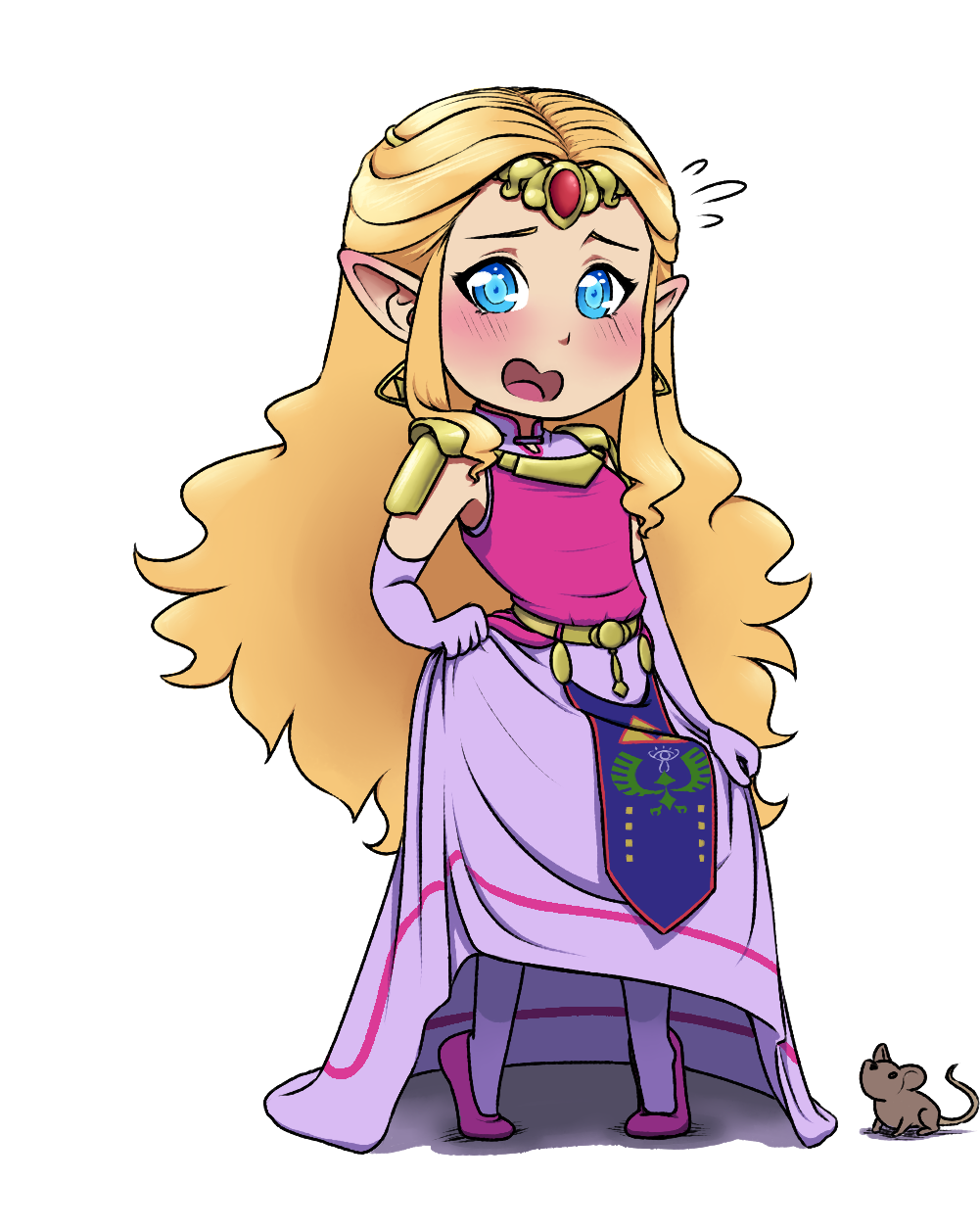 When I Was But A Young Queer Id Imagine Myself In Links - Princess Zelda Oot Tumblr Super Jestar (1184x1255), Png Download
