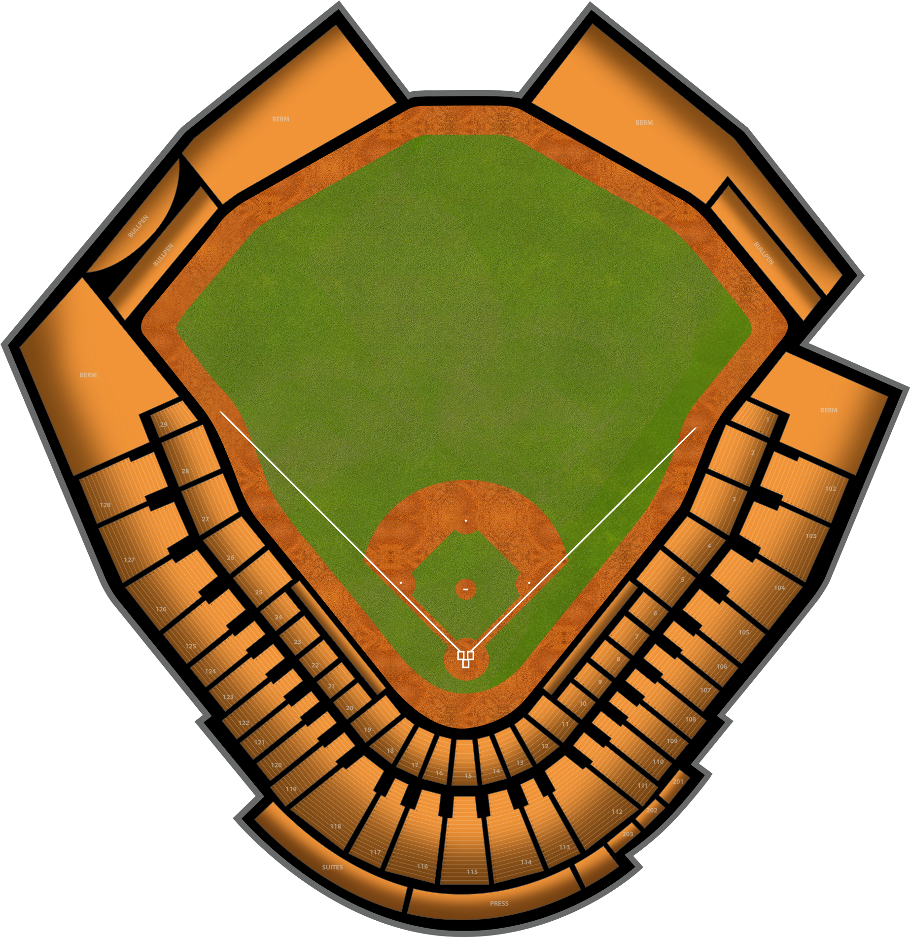 Reds @ White Sox - Soccer-specific Stadium (2560x1936), Png Download