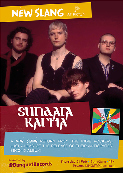 Sundara Karma Thursday 21st February At New Slang, - Sundara Karma (598x598), Png Download
