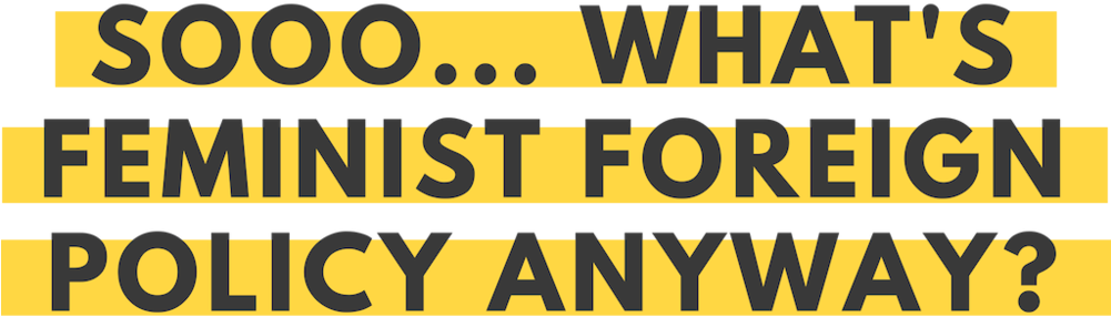 Cffp What Is Feminist Foreign Policy Anyway - Parallel (1000x500), Png Download