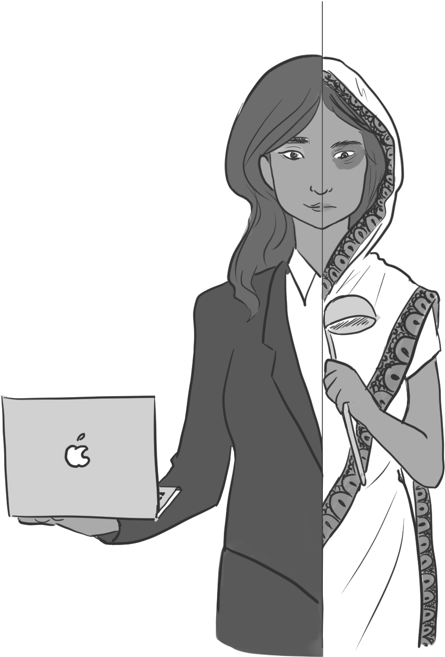 The Paradox Of The Bong Woman - Women Silenced Clipart (867x1279), Png Download