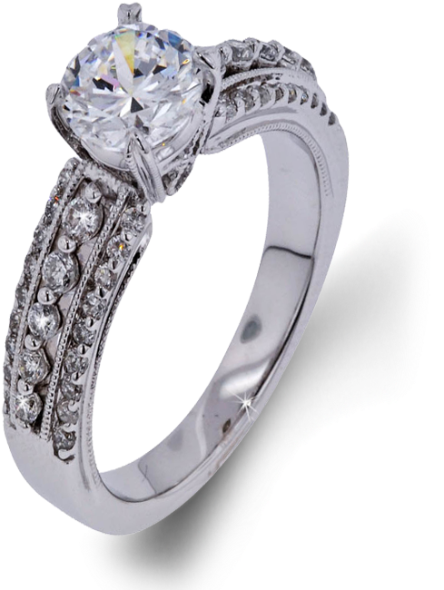 Picture Of Wre-12031 - Pre-engagement Ring (700x700), Png Download