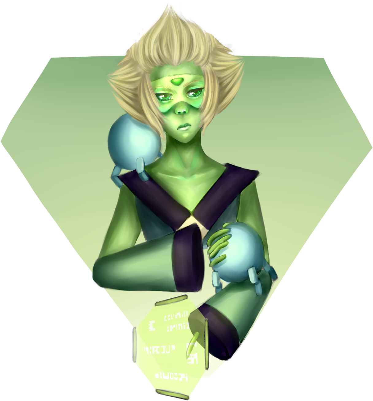 Download Random Peridot Fanart Go - Illustration PNG Image with No ...