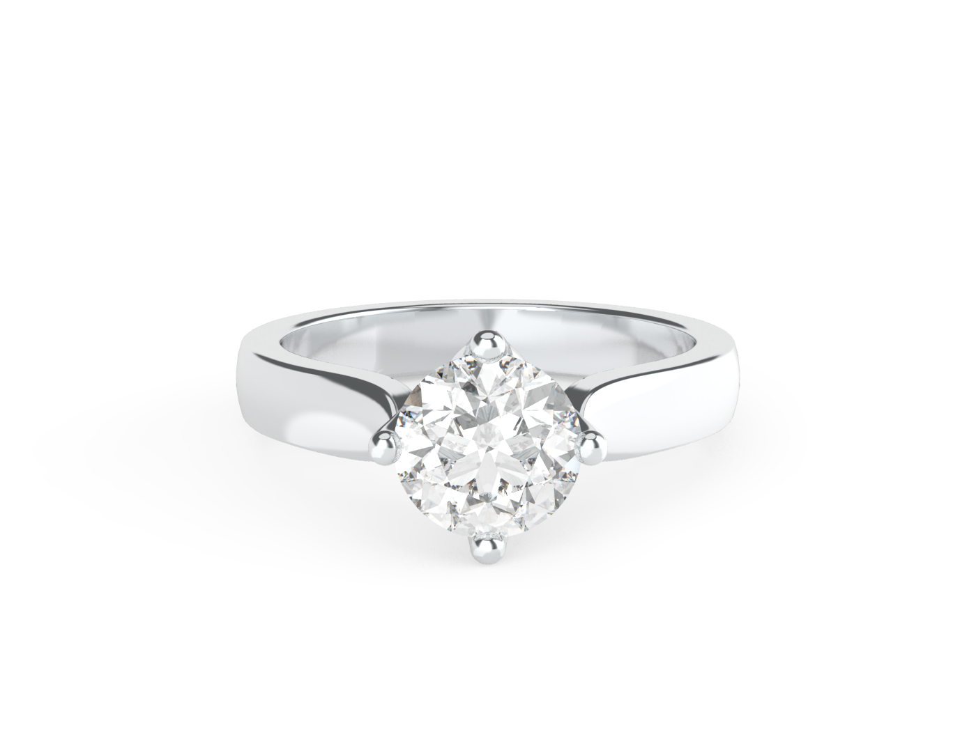 Engagement Ring - Pre-engagement Ring (1400x1061), Png Download