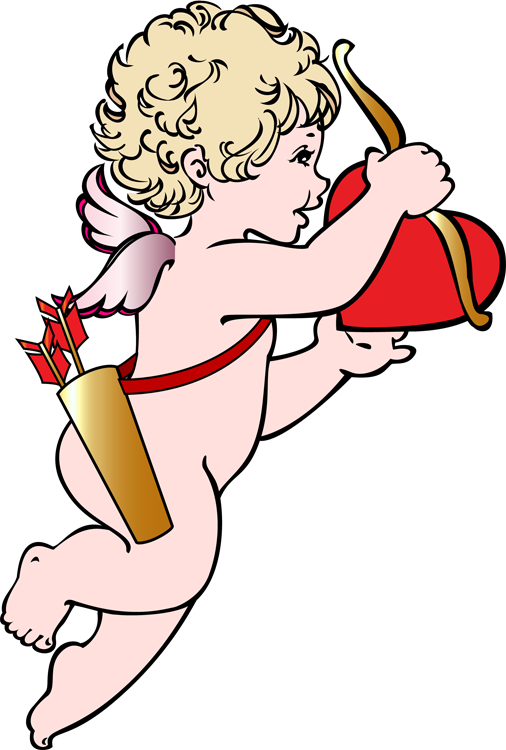 Free Cupid Clip Art (506x750), Png Download