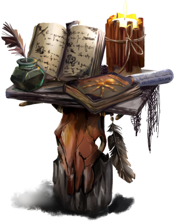 Kajenna Black Mage 7 - Watercolor Painting (640x525), Png Download