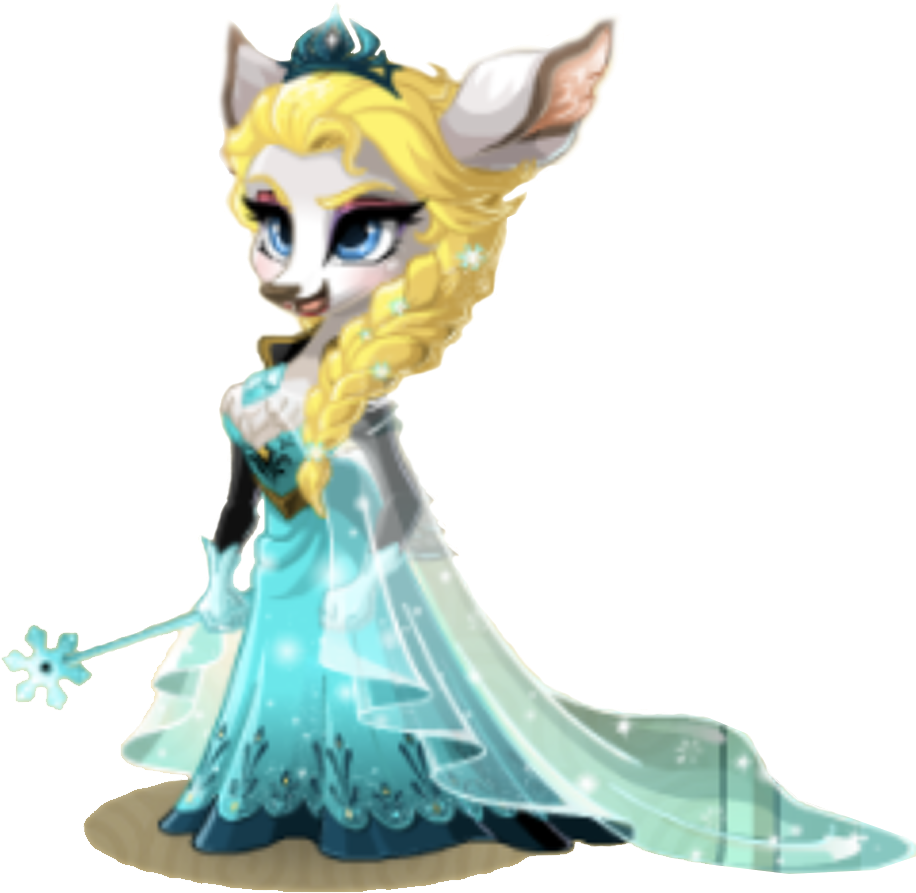 Snowqueendeeradult - Deer Queen (927x926), Png Download
