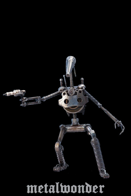 Battle Droid Metall Figur - Hertog Jan (498x748), Png Download
