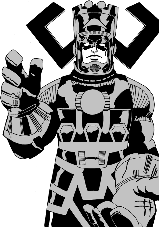 Galactus Grey - Illustration (527x750), Png Download