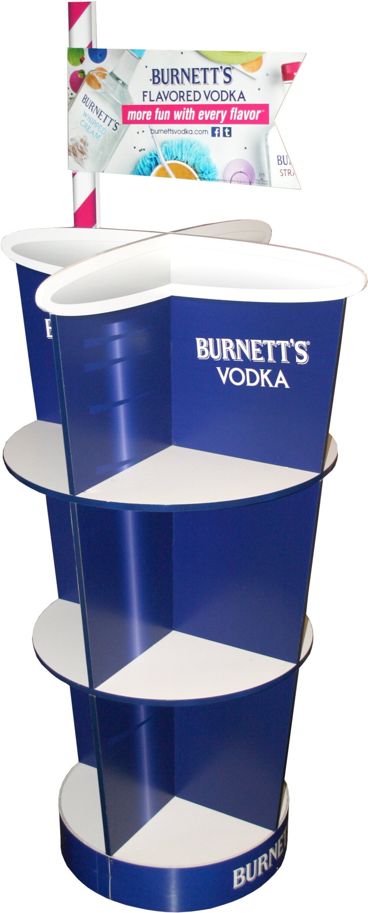 Burnett's Party Cup Rack - Shelf (1000x1930), Png Download