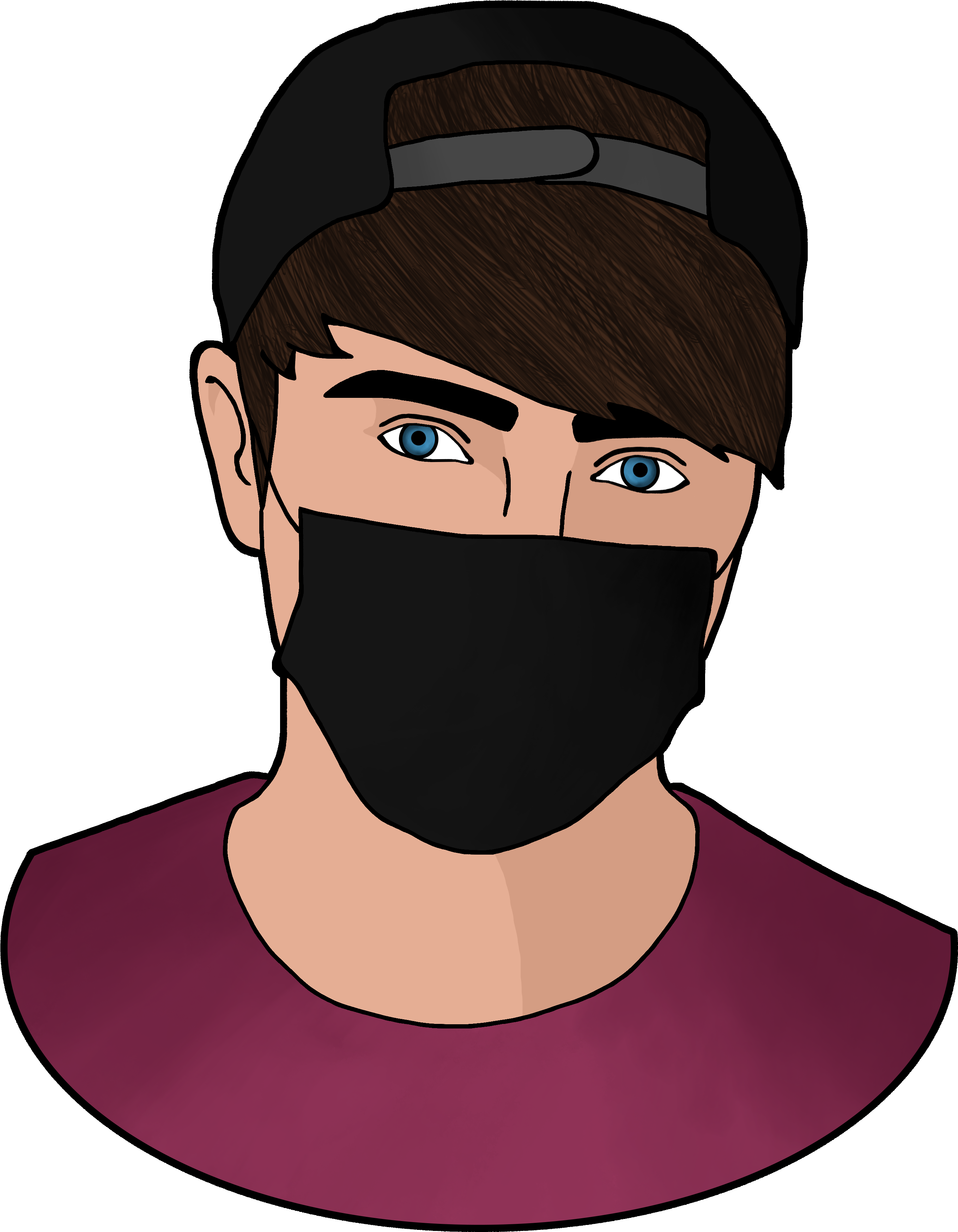 Colby Brock - Cartoon (3581x3581), Png Download