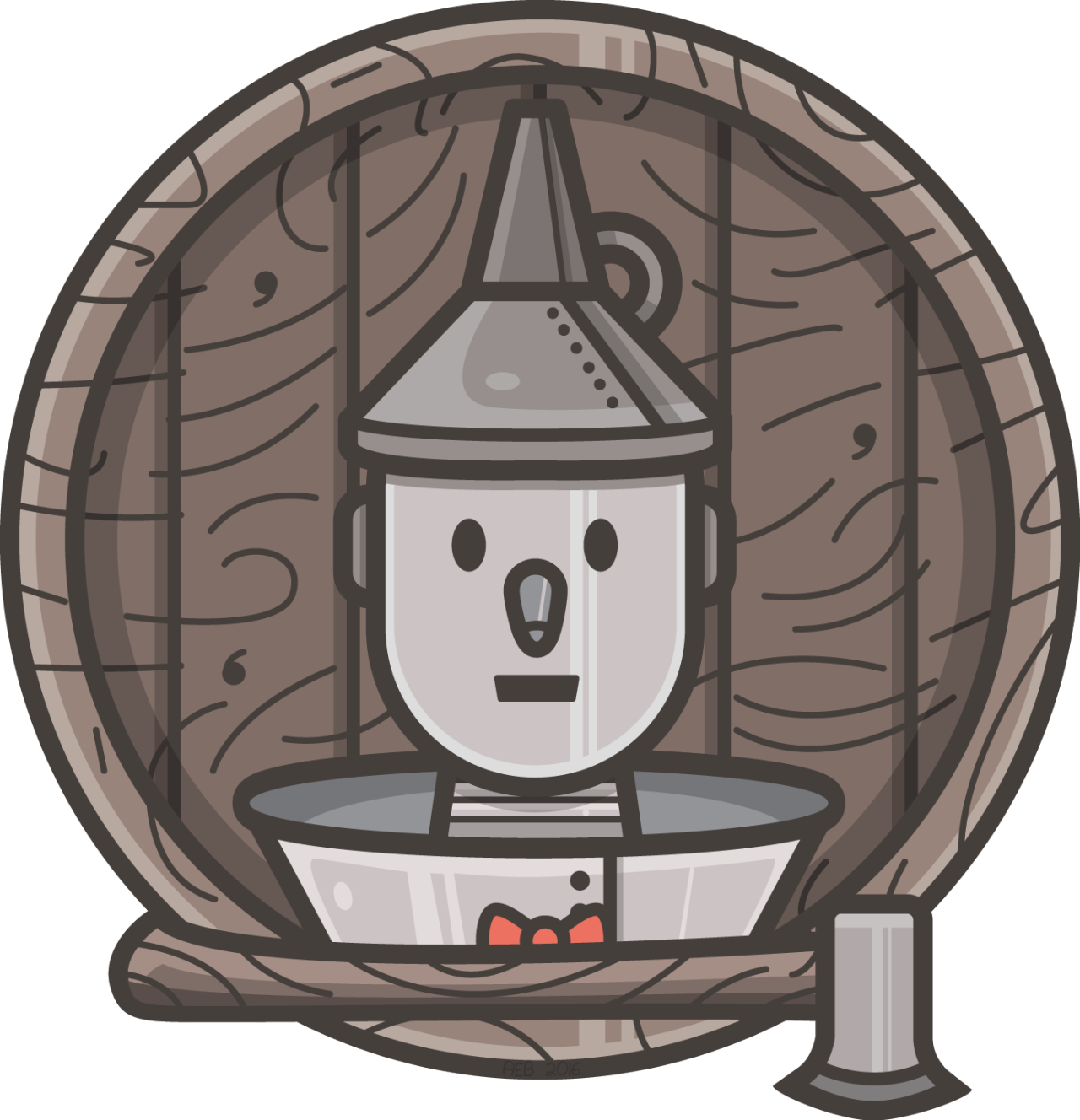 Tin Man Icon - Portable Network Graphics (1280x1328), Png Download