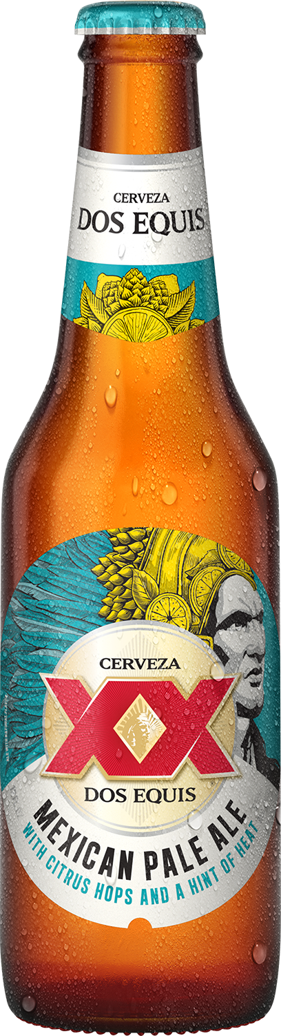 Dos Equis Mpa - Glass Bottle (408x1500), Png Download