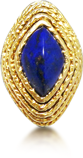 A Gold And Lapis Lazuli Ring, By Van Cleef & Arpels - Diamond (796x796), Png Download