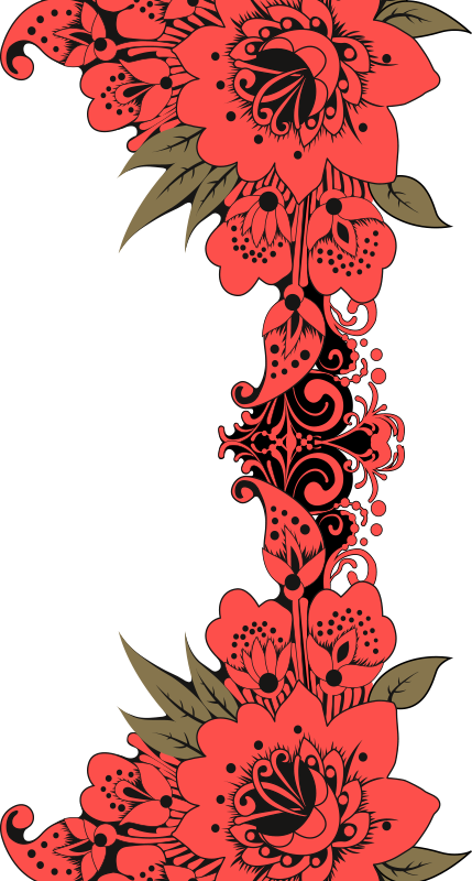 It Would Be Difficult To Surpass The Opulence Of This - Russian Flower Design Transparent (429x800), Png Download