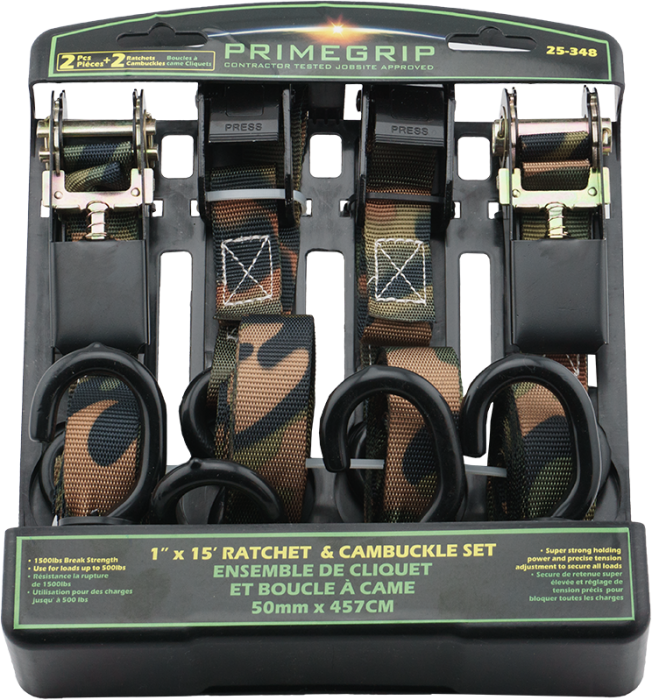 1" X 15' Ratchet & Cambuckle Tie Downs - Headphones (652x700), Png Download