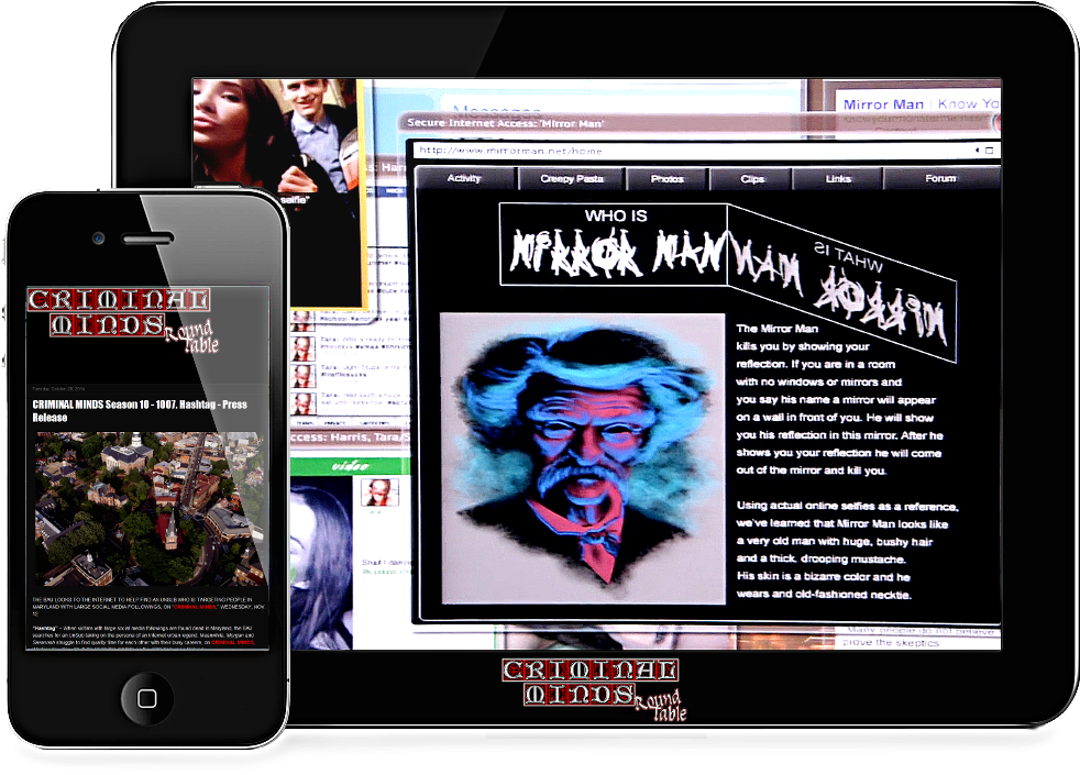 Criminal Minds Season - Mirror Man Criminal Minds (1000x720), Png Download