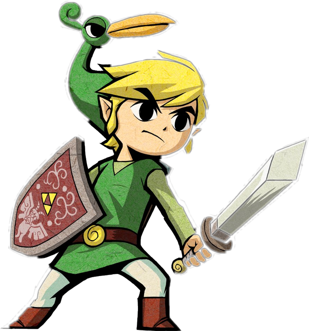 Zelda Link Png File - Link Zelda Minish Cap (890x955), Png Download