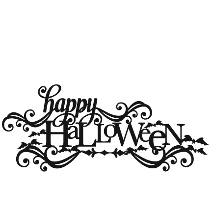 Happy Halloween Svg Scrapbook Title Svg Cutting Files - Free Halloween Svg Cutting Files (432x432), Png Download