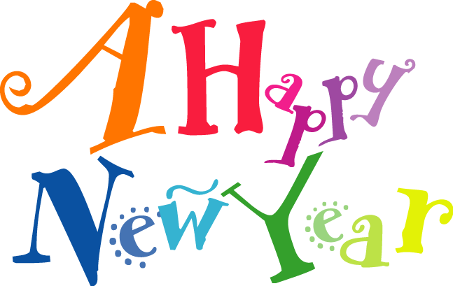 Happy New Year - 10in X 3in Happy New Year Magnet Car Door Magnetic (647x409), Png Download