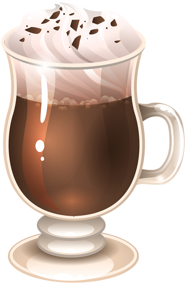 Glass Of Coffee Latte - 5'x7'area Rug (398x600), Png Download