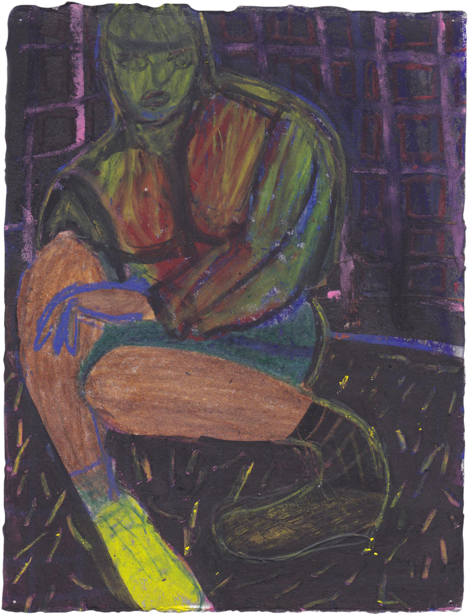 Friend With Yellow Shoe - Drawing (2174x2778), Png Download