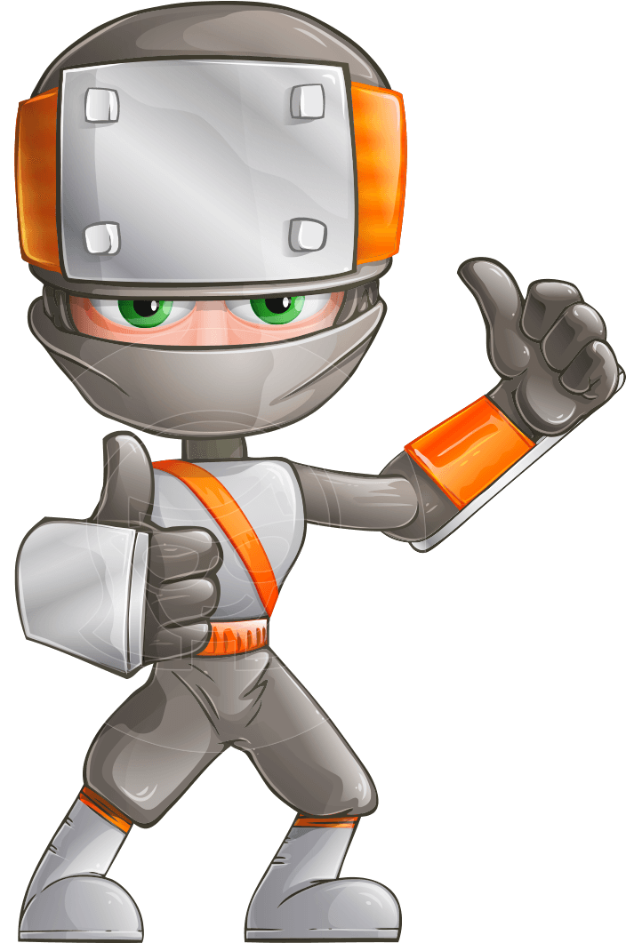 Takeshi The Ninja Warrior - Character Vector Warrior (957x1060), Png Download