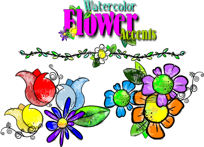 Jpg Free Library Watercolor Flower Created By Rz Alexander - Watercolor Painting (720x521), Png Download