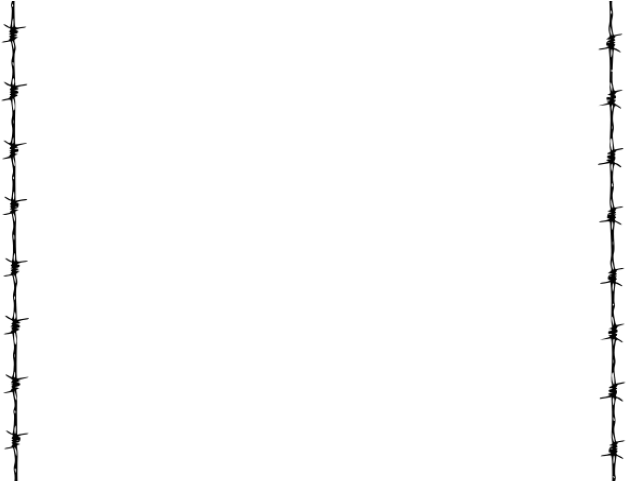 Barb Wire Clipart Border - Experiment (640x480), Png Download