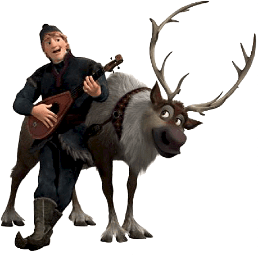 Frozen Imagens Para Montagens Digital - Frozen Kristoff E Sven (466x460), Png Download