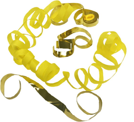 Times Square Confetti & Kabuki Streamer Confetti Yellow - Gold (480x480), Png Download